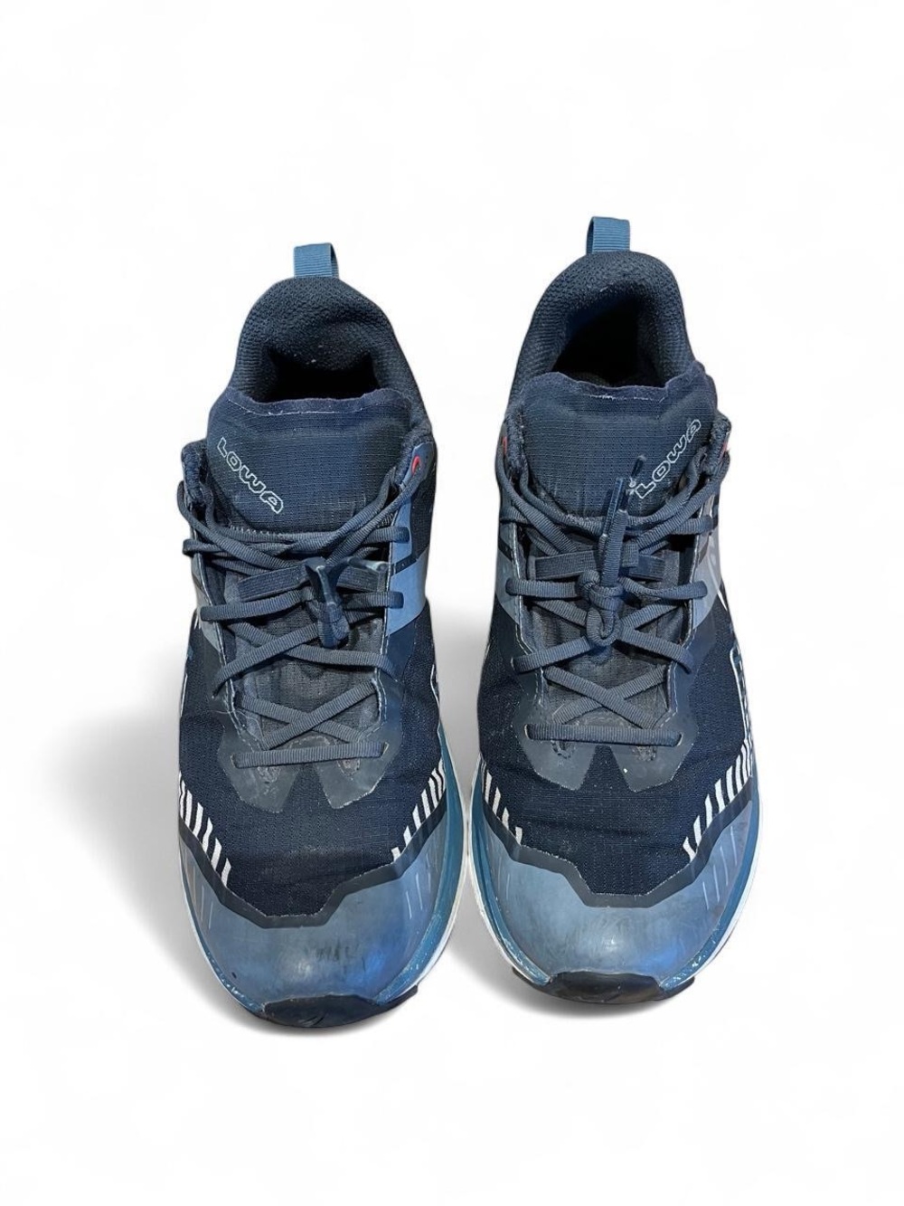 Lowa Navy and Light Blue Trail Shoes